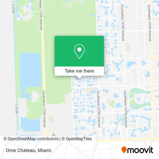 Ome Chateau map