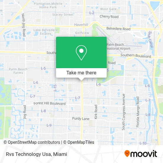 Rvs Technology Usa map