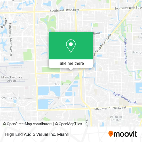High End Audio Visual Inc map