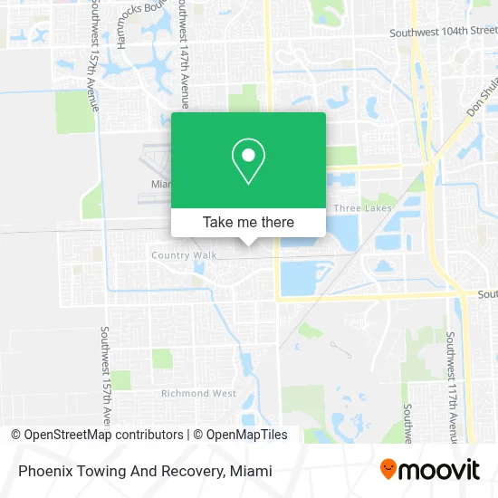 Phoenix Towing And Recovery map