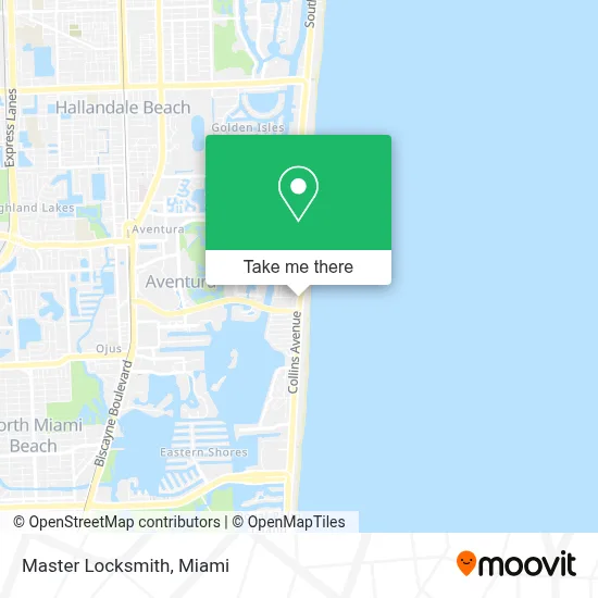 Master Locksmith map