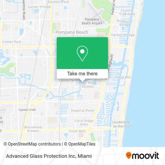 Advanced Glass Protection Inc map