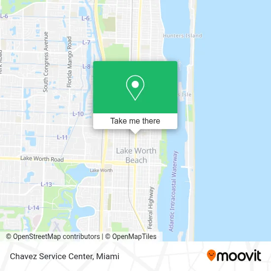 Chavez Service Center map