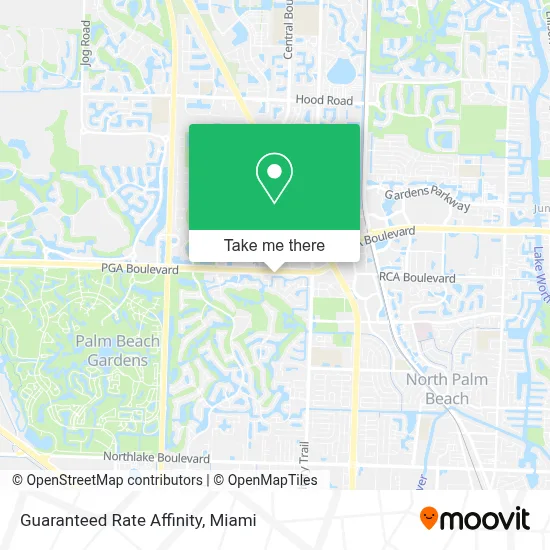 Guaranteed Rate Affinity map