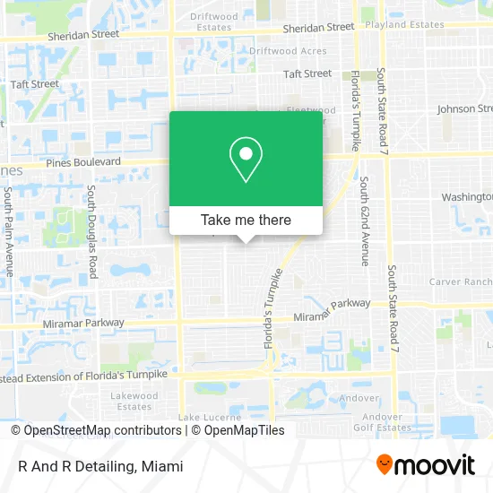 R And R Detailing map