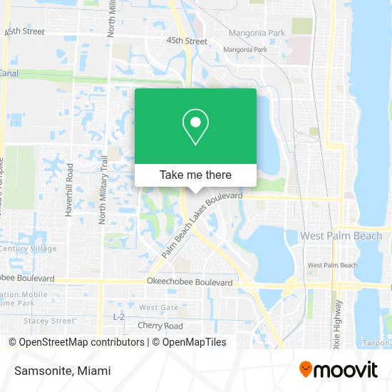 Samsonite map