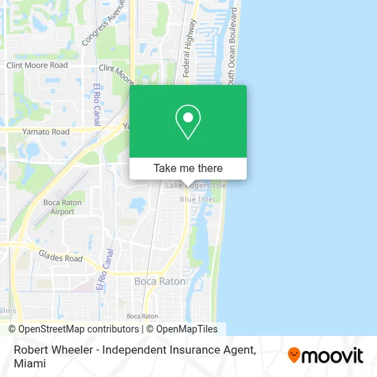 Robert Wheeler - Independent Insurance Agent map