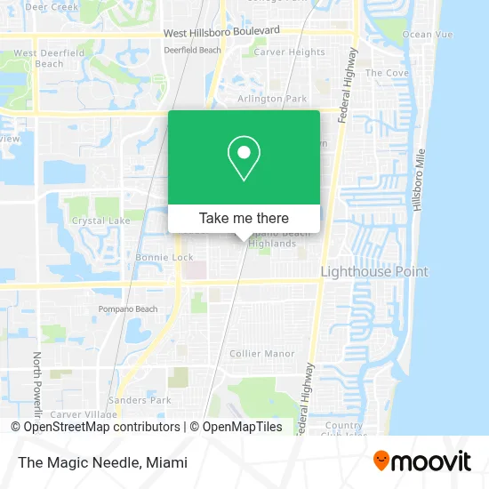 The Magic Needle map