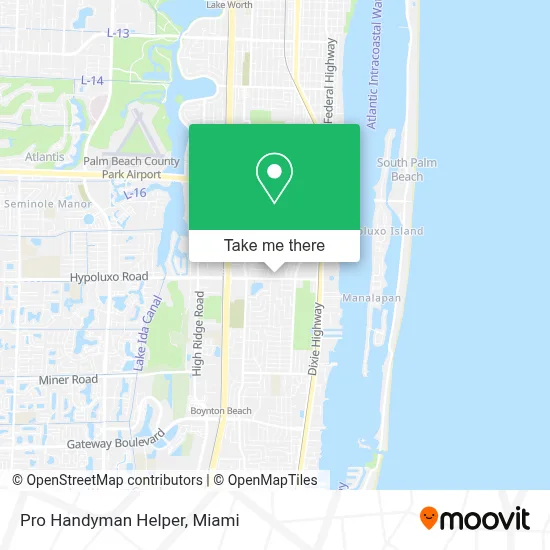 Pro Handyman Helper map