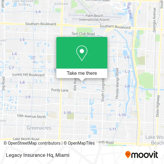Legacy Insurance Hq map