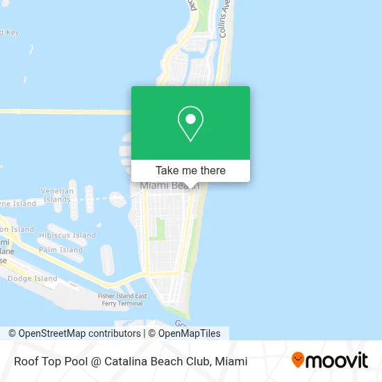 Roof Top Pool @ Catalina Beach Club map