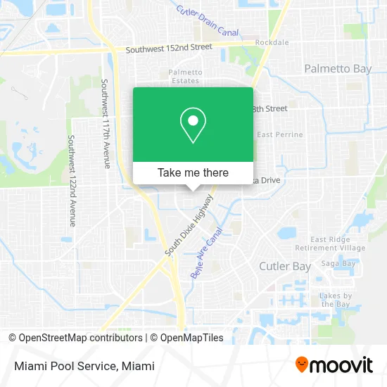 Miami Pool Service map