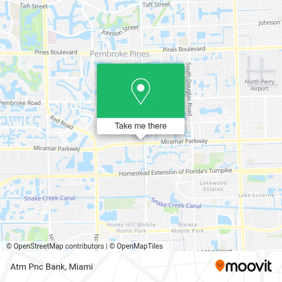 Atm Pnc Bank map