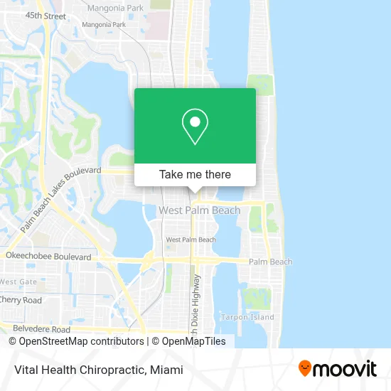 Vital Health Chiropractic map