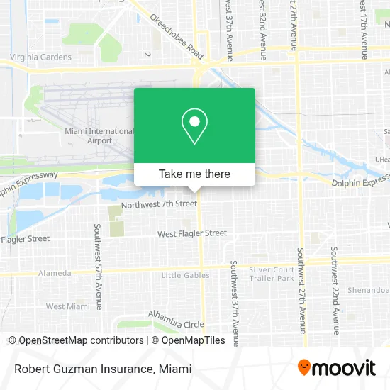 Robert Guzman Insurance map