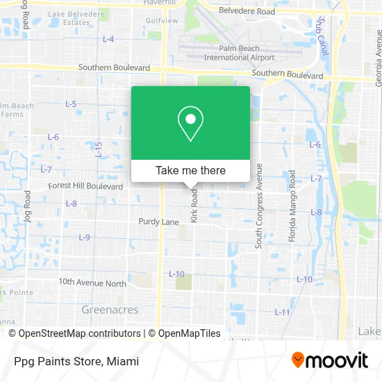 Ppg Paints Store map