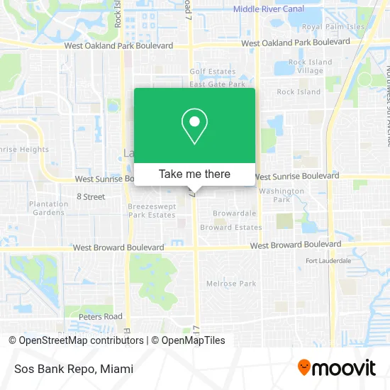 Sos Bank Repo map