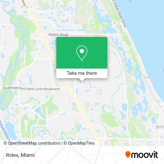 Ridex map