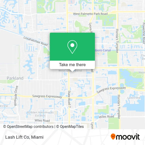 Lash Lift Co map