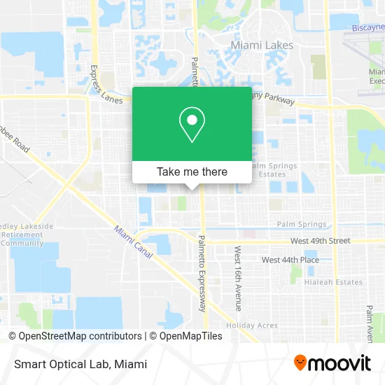 Smart Optical Lab map