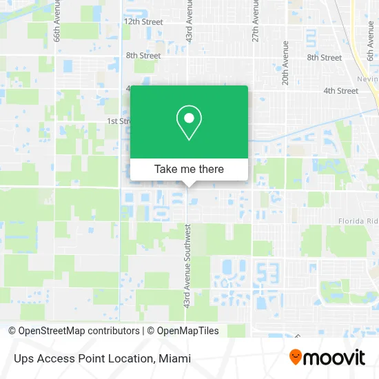 Ups Access Point Location map