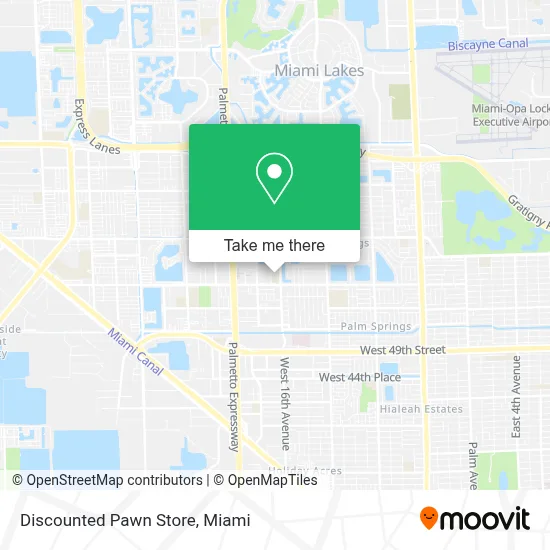 Discounted Pawn Store map
