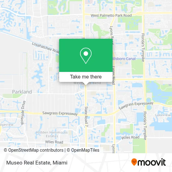Museo Real Estate map