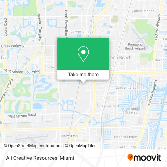 All Creative Resources map