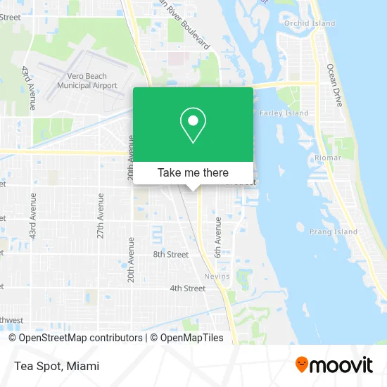 Tea Spot map