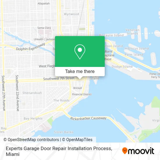 Experts Garage Door Repair Installation Process map