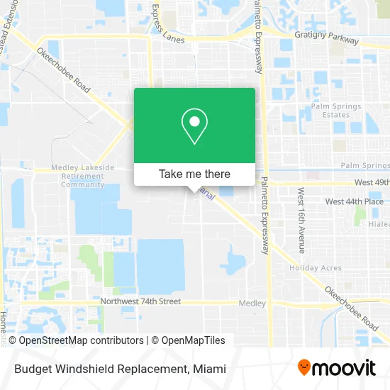 Budget Windshield Replacement map