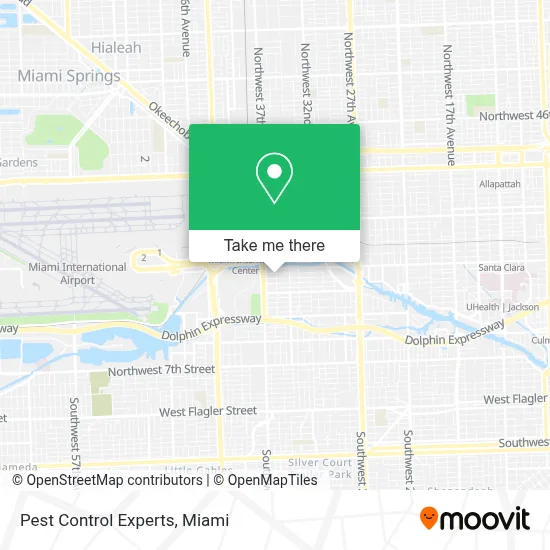 Pest Control Experts map