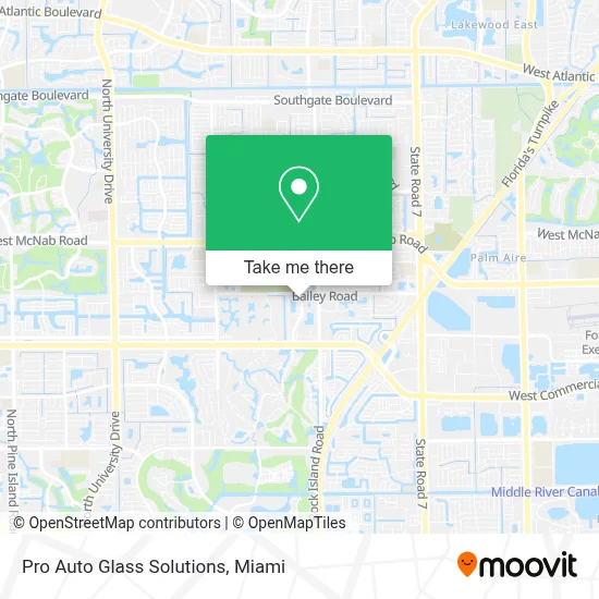 Pro Auto Glass Solutions map