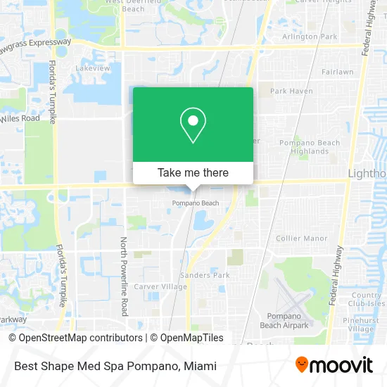 Best Shape Med Spa Pompano map