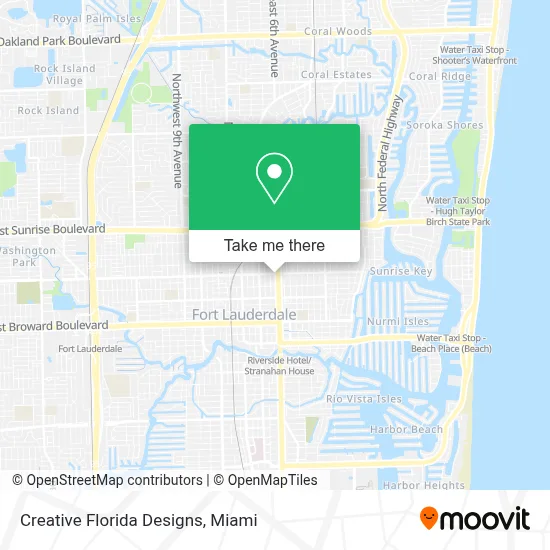 Creative Florida Designs map