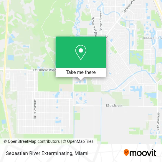 Sebastian River Exterminating map