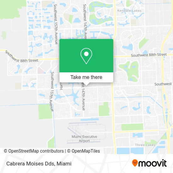 Cabrera Moises Dds map