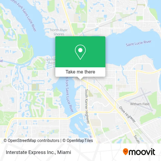 Interstate Express Inc. map