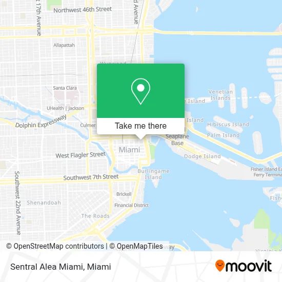 Sentral Alea Miami map