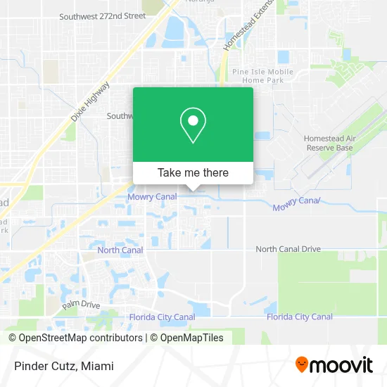 Pinder Cutz map