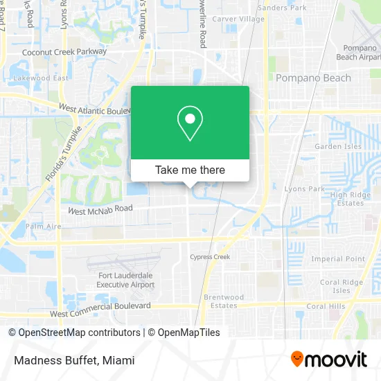 Madness Buffet map