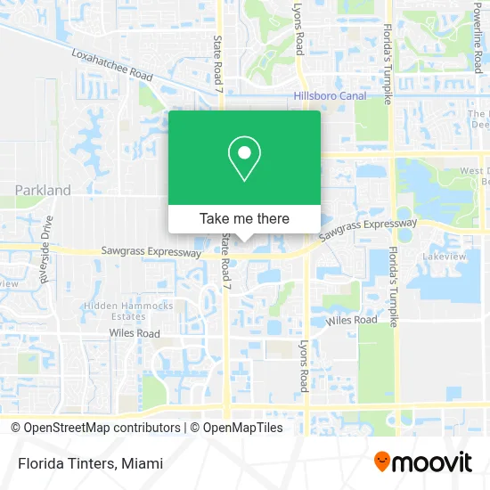 Florida Tinters map