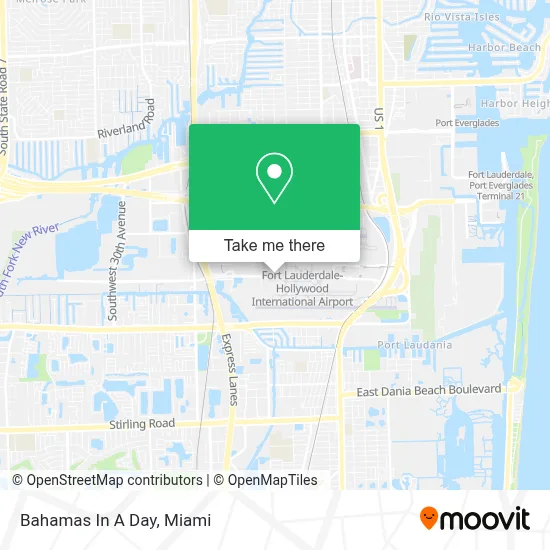 Bahamas In A Day map