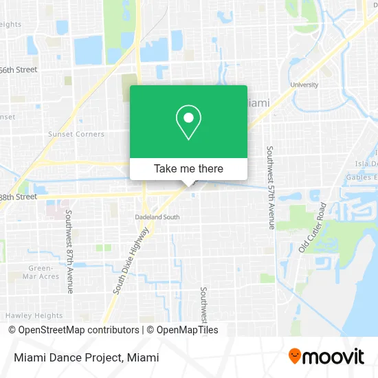 Miami Dance Project map