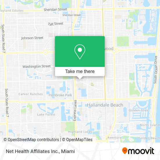 Net Health Affiliates Inc. map