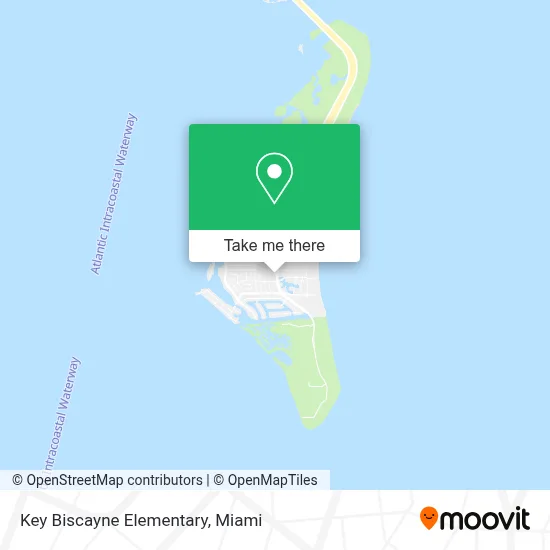 Key Biscayne Elementary map