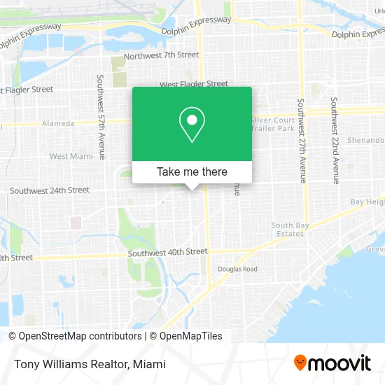 Tony Williams Realtor map