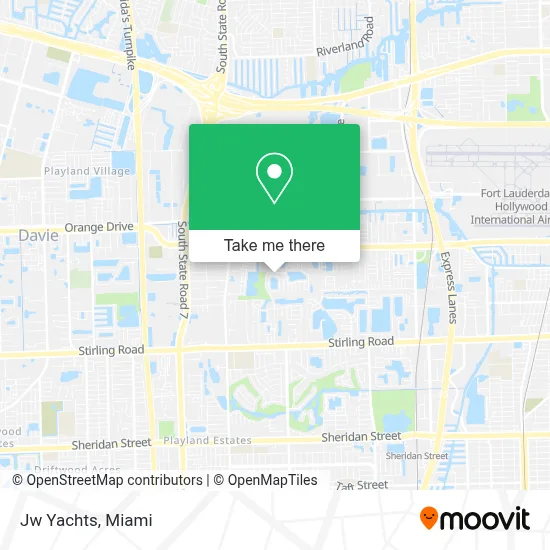 Jw Yachts map