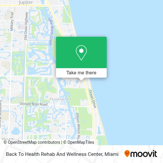 Back To Health Rehab And Wellness Center map