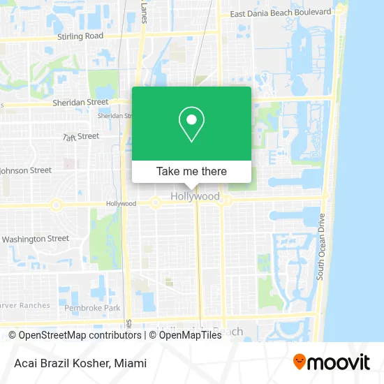Acai Brazil Kosher map
